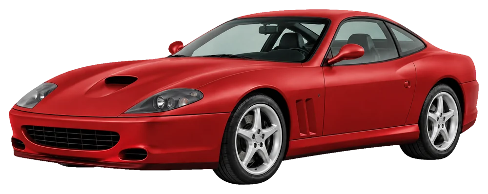 Ferrari 550 – KI-generierte Seitenansicht