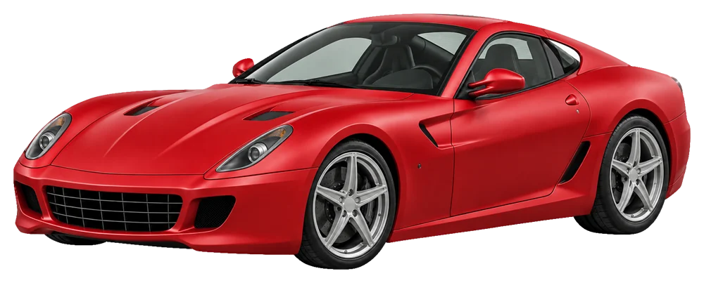 Ferrari 599 – KI-generierte Seitenansicht