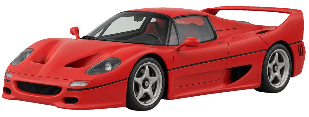 Ferrari F50 – KI-generierte Seitenansicht
