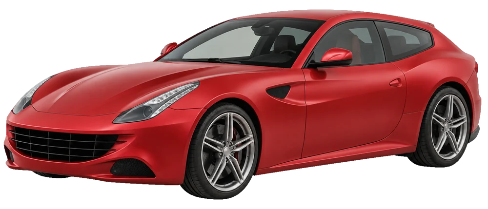 Ferrari FF – KI-generierte Seitenansicht